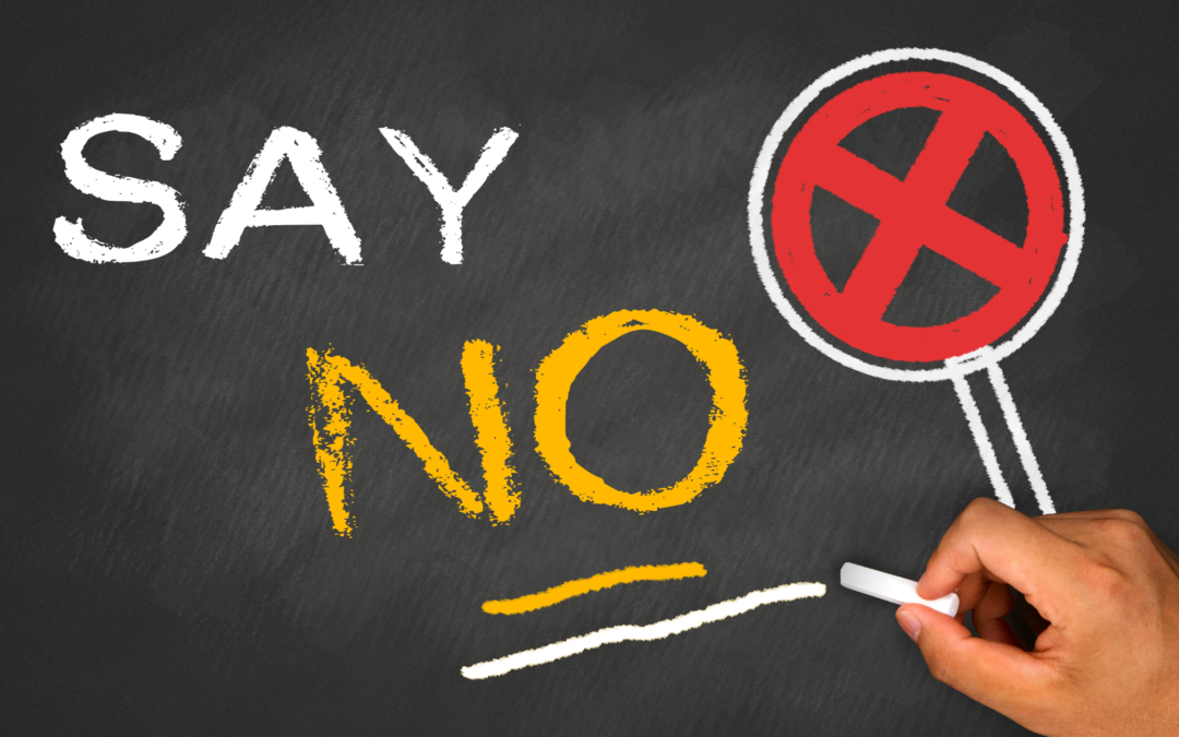 Start saying no with these 3 tips that helped us become more productive and profitable.